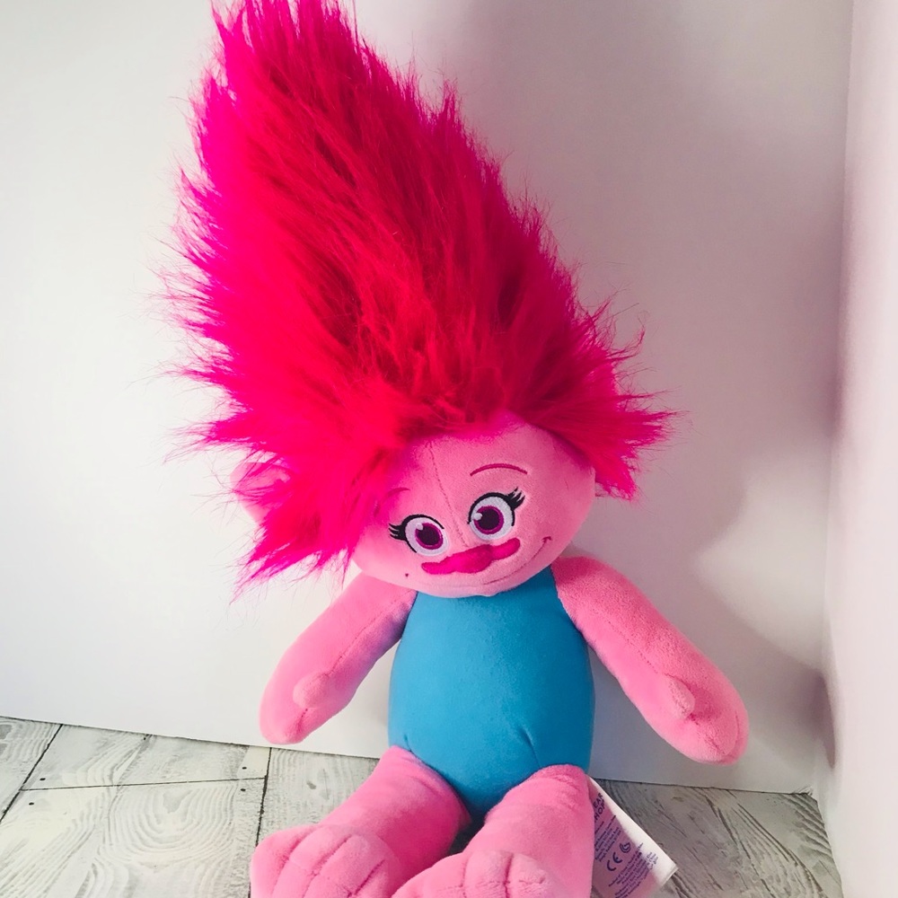 Build a Bear Troll Poppy large head is wobbly BJ